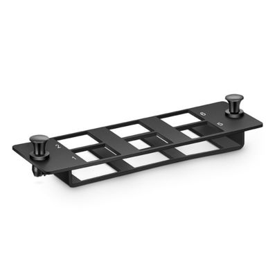 6 Port Wall Mount Fiber Patch Panel Box Multimedia Copper Modular 6 Plastic Clips
